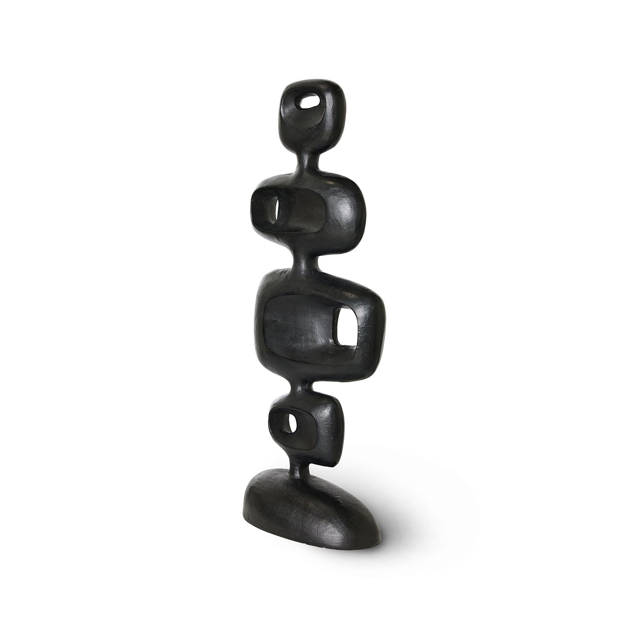 Aluminium sculpture heavy black - Image 2