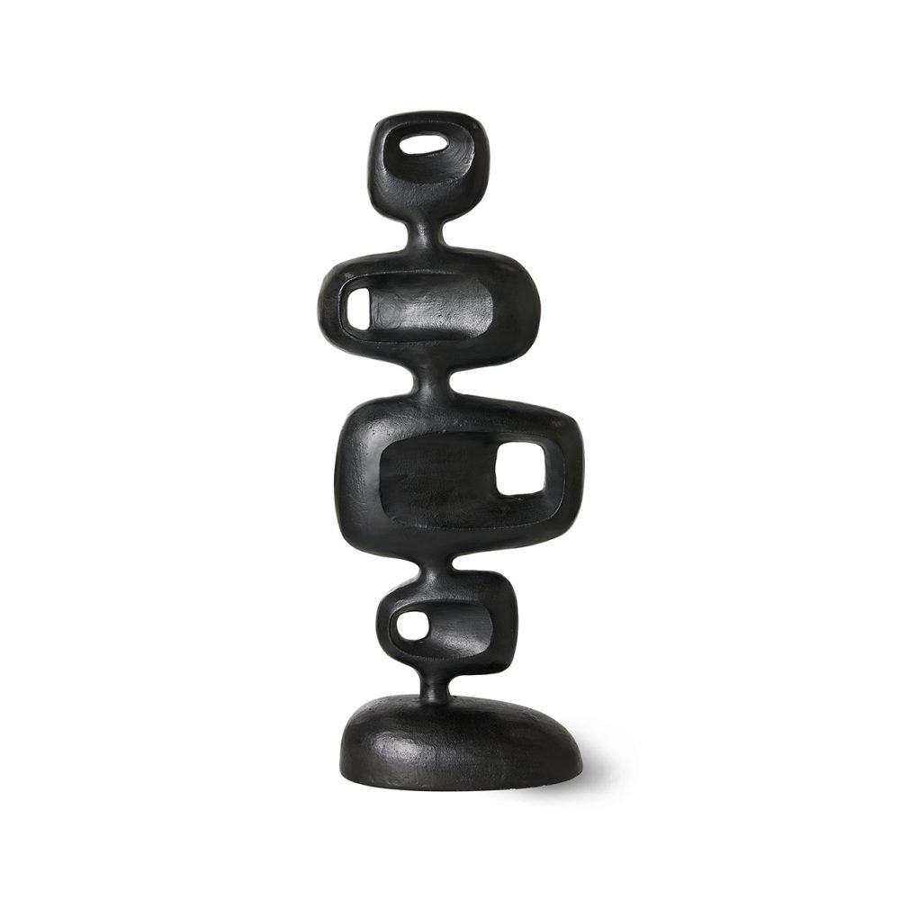Aluminium sculpture heavy black