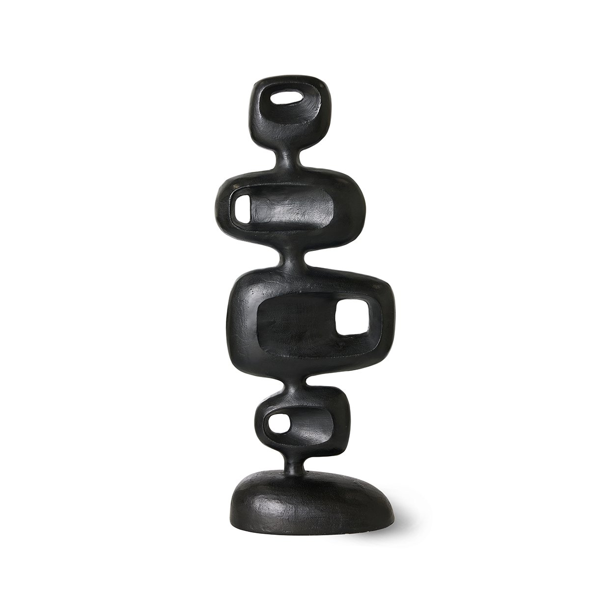 Aluminium sculpture heavy black