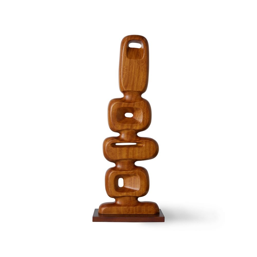 Hand carved wooden sculpture