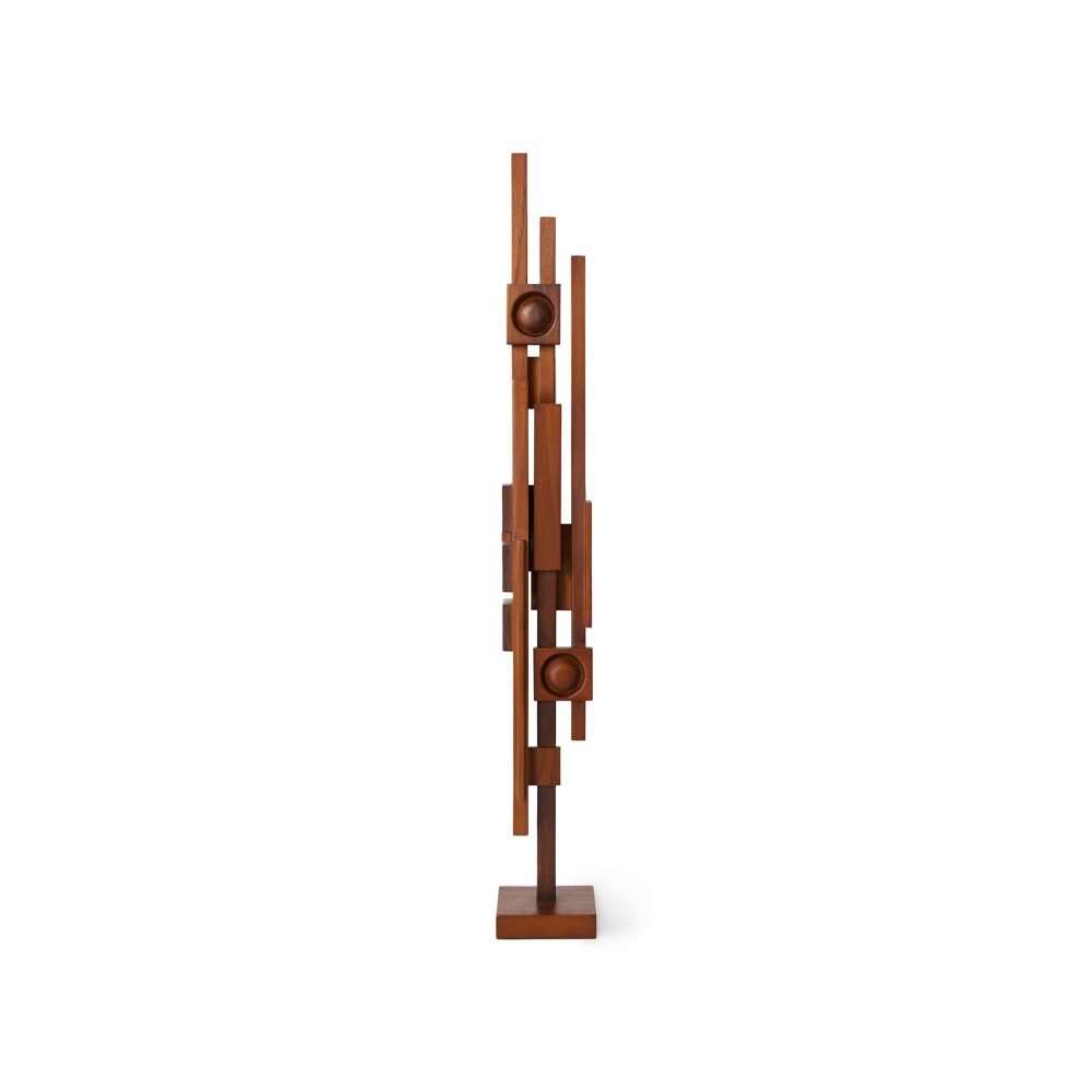 Skyline sculpture espresso L