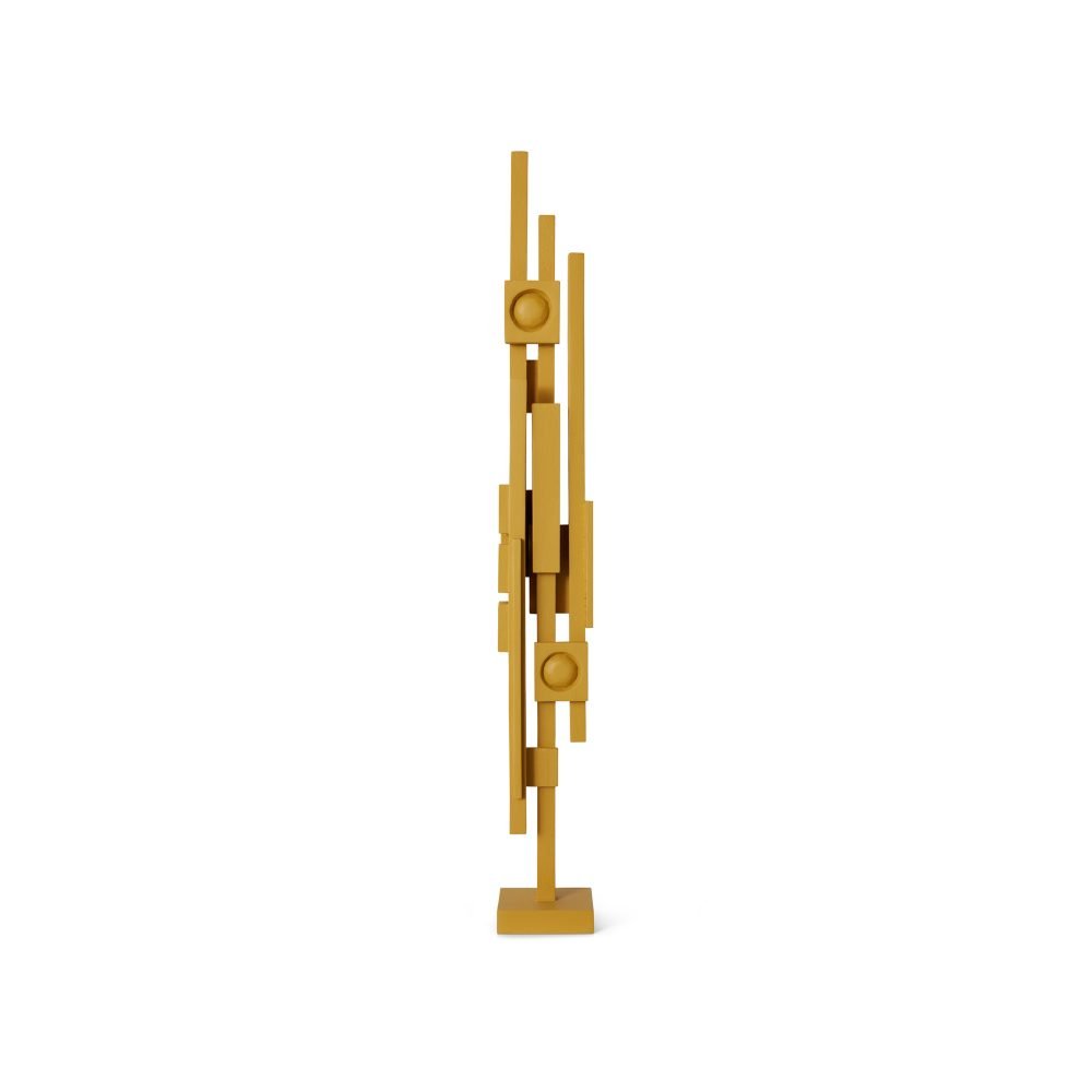 Skyline sculpture mustard L