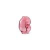 Gleam glass small vase, rose