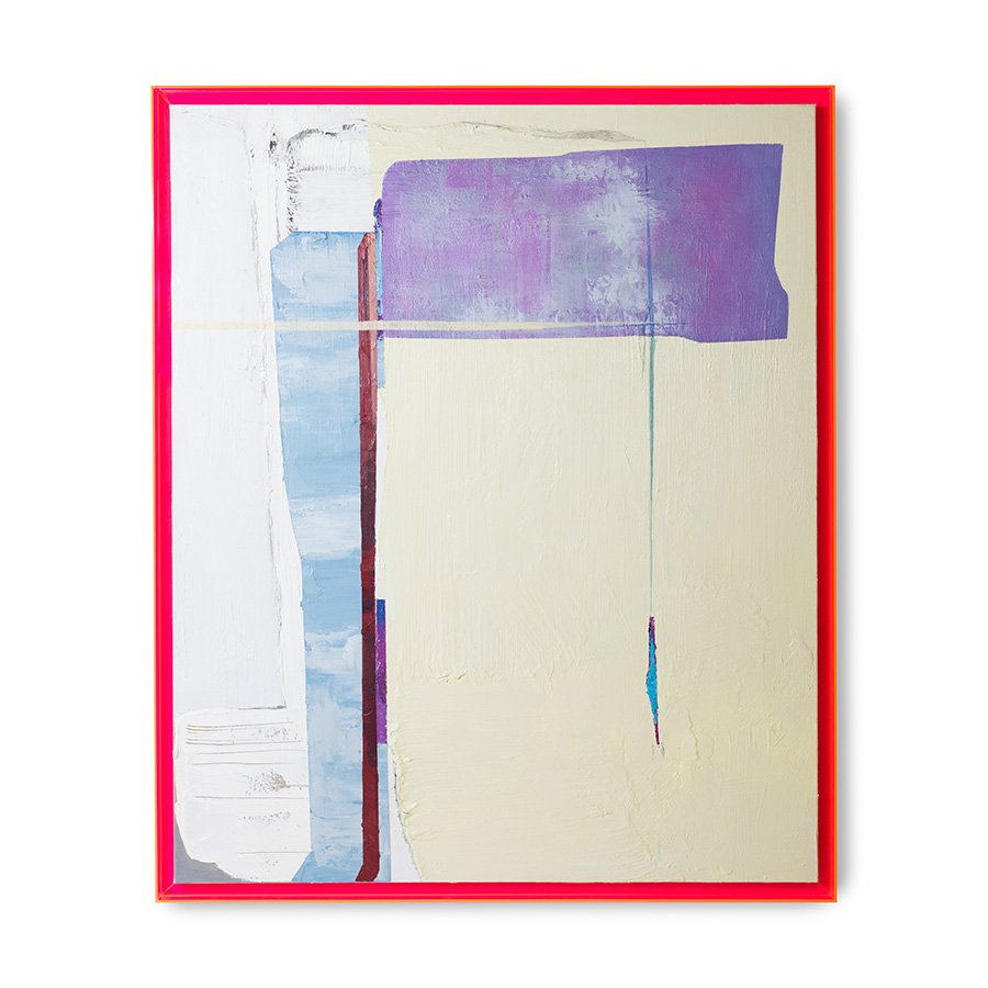 Framed artwork days in the city (127x152cm)