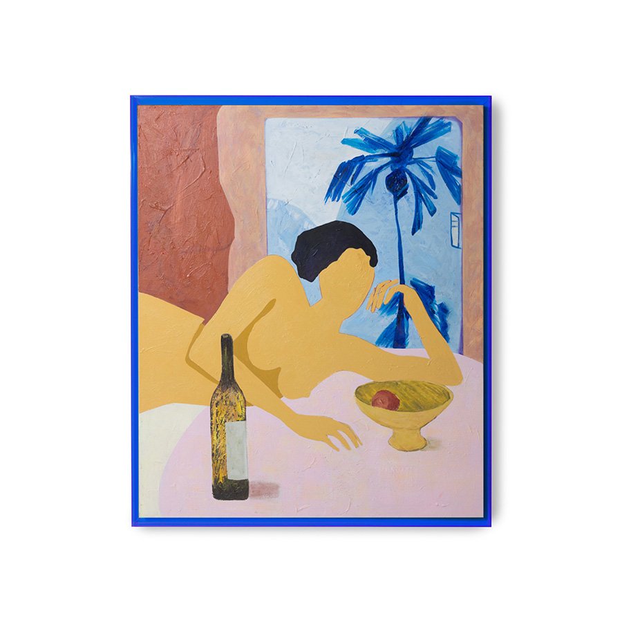 Framed artwork catch my drift (107x127cm)