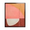 Framed artwork roseate hues (107x127cm)