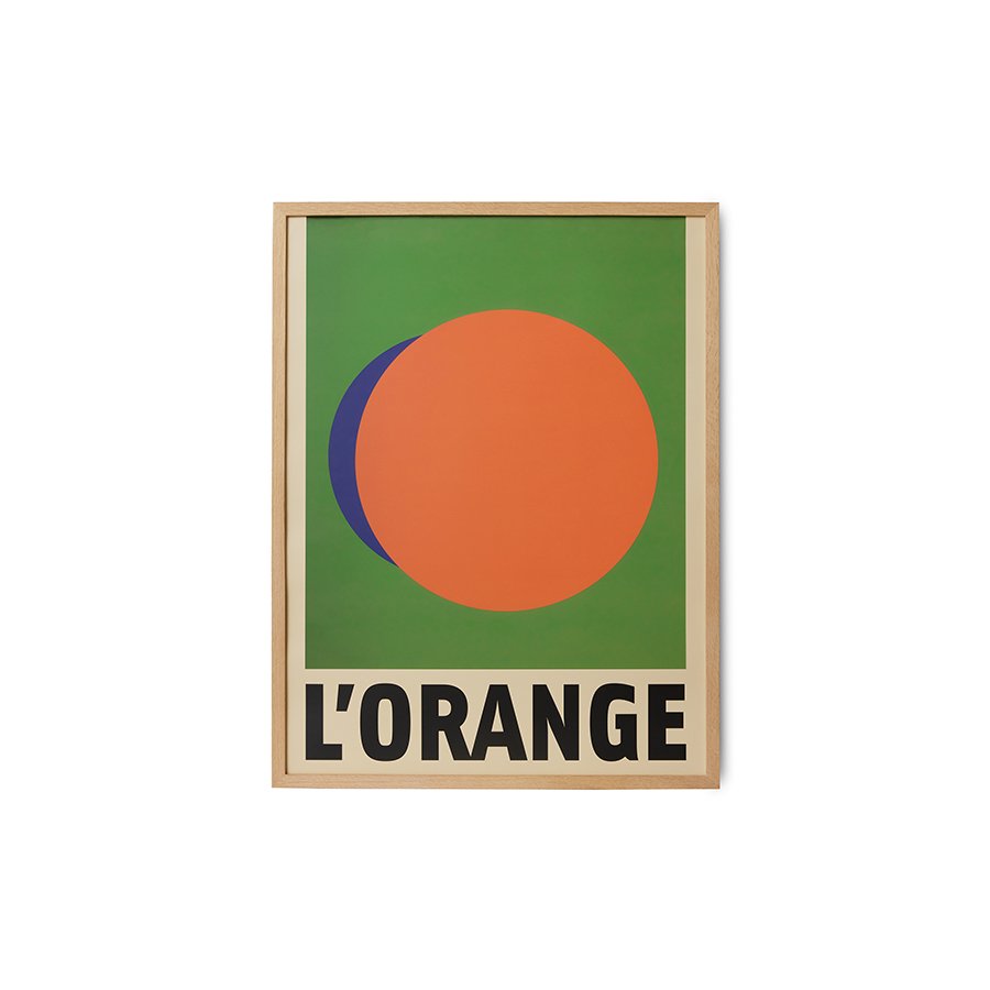 Framed artwork l'orange