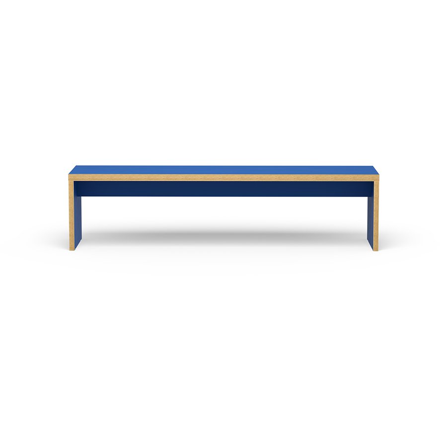 Bench, blue, 180cm