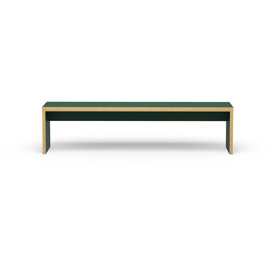 Bench, green, 180cm