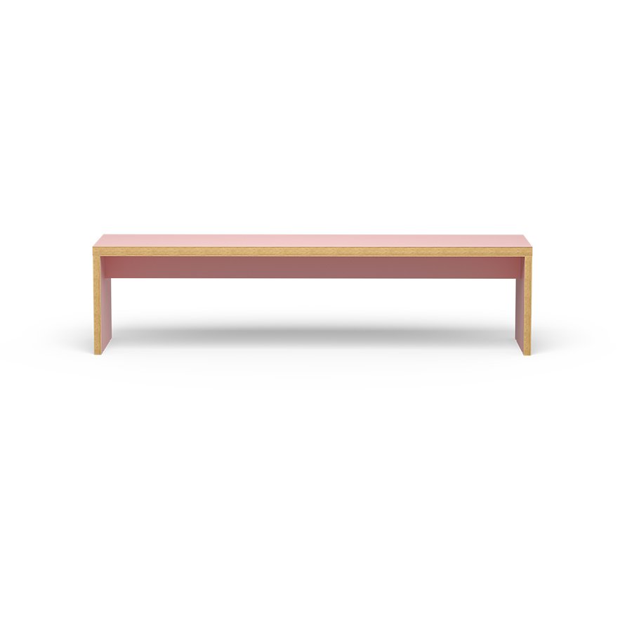 Bench, pink, 180cm