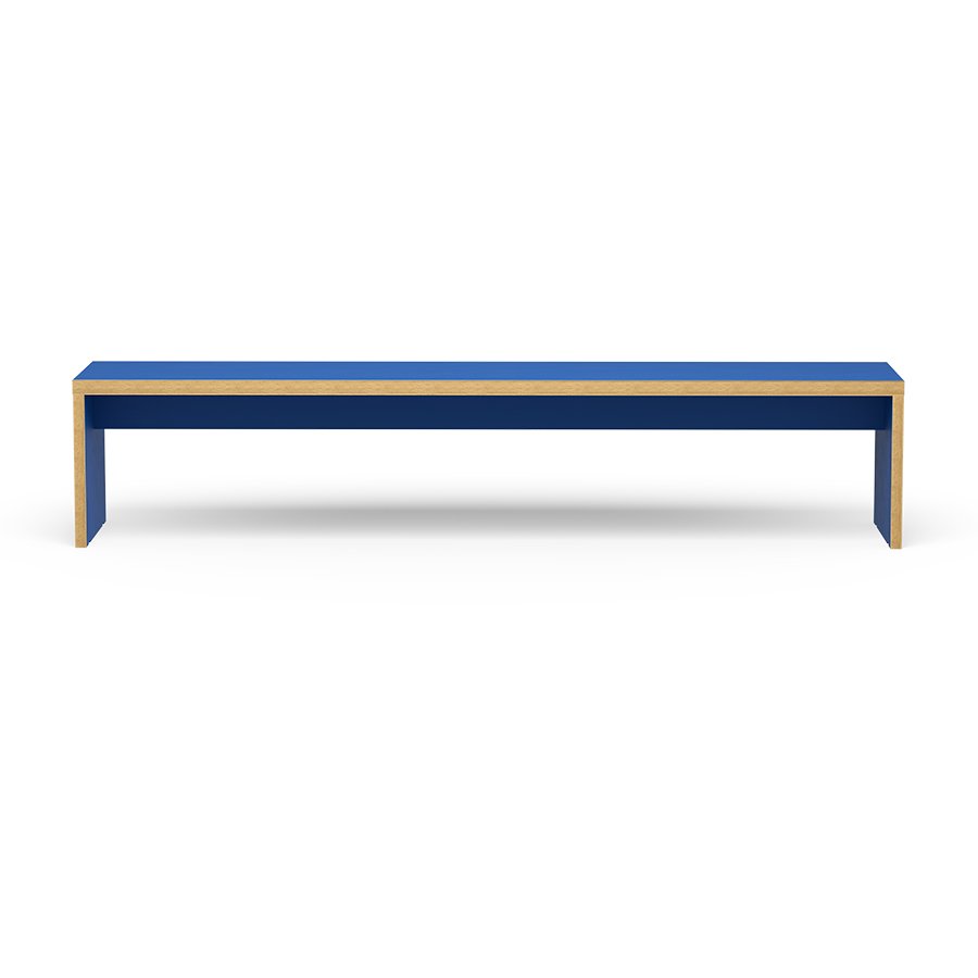 Bench, blue, 220cm