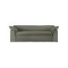 Nomad couch: 244cm, linen, army green