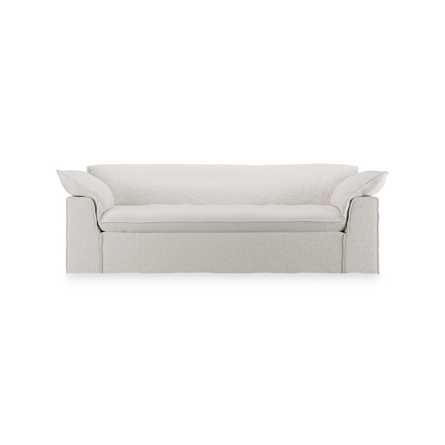 Nomad couch: 244cm, cosy, beige
