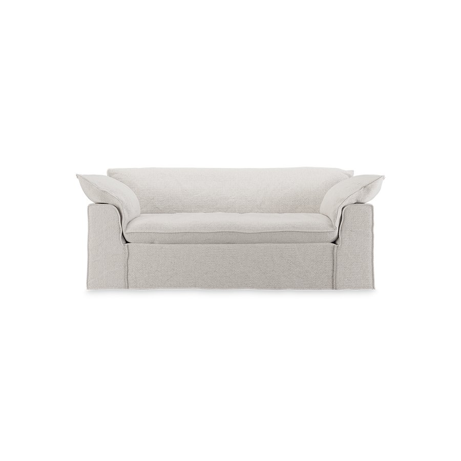 Nomad couch: 204cm, cosy, beige