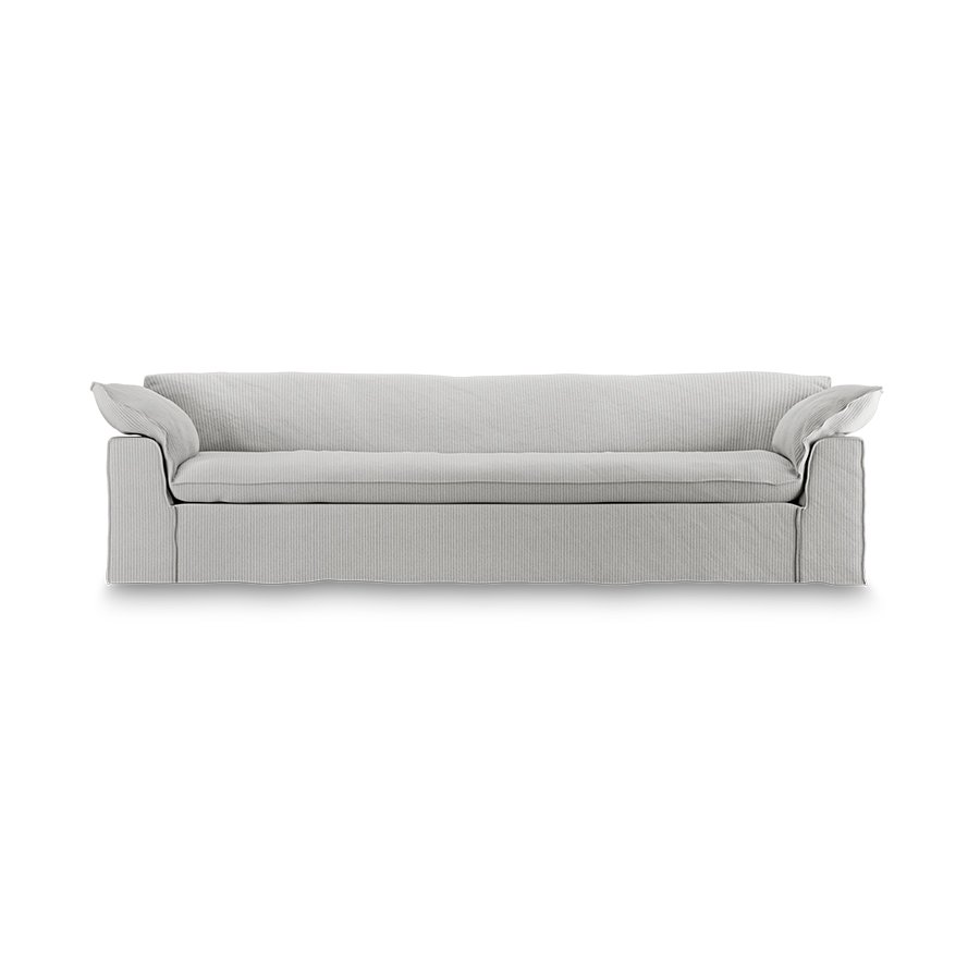 Nomad couch: 305cm, corduroy rib, cream
