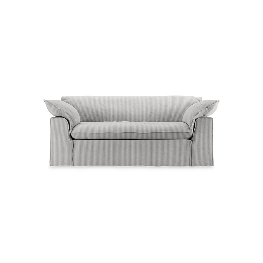 Nomad couch: 204cm, corduroy rib, cream
