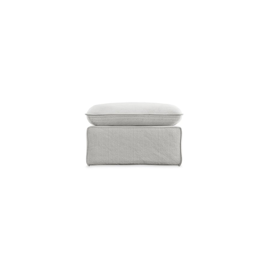 Nomad couch: hocker, corduroy rib, cream