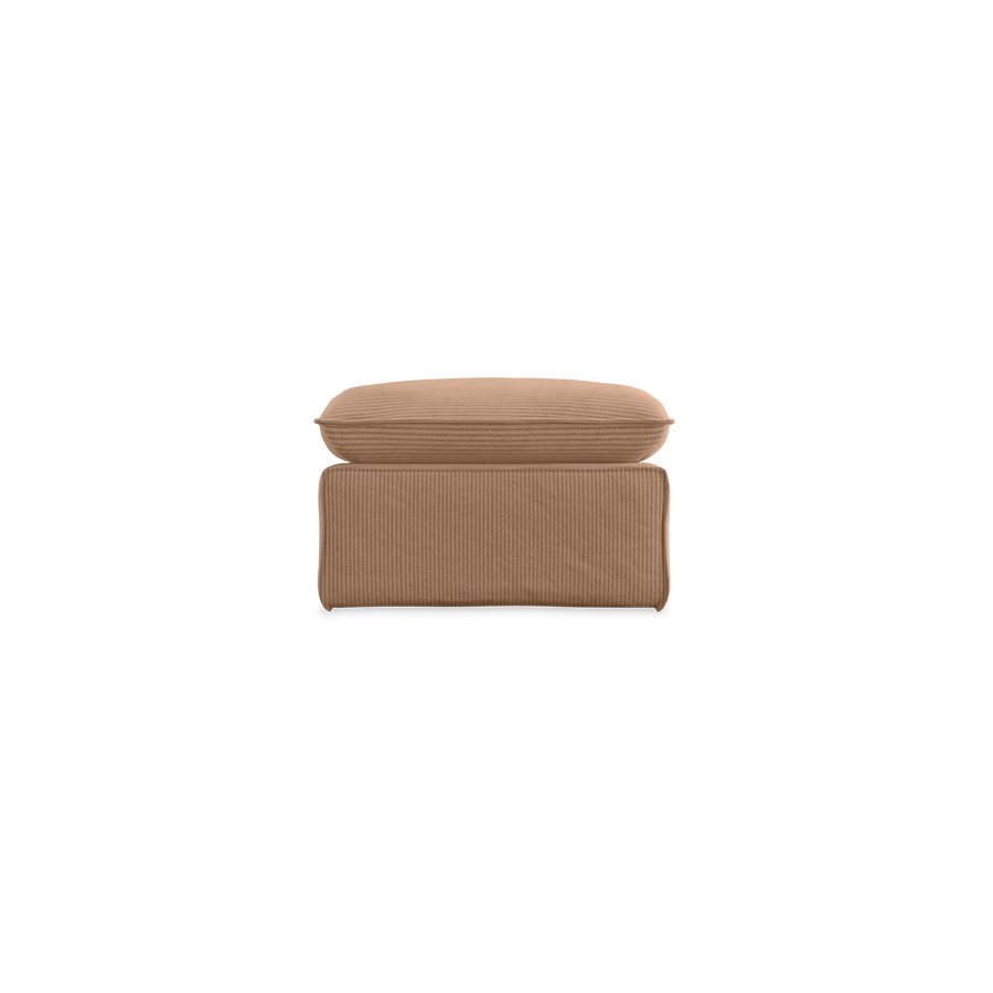 Nomad couch: hocker, corduroy rib, brown
