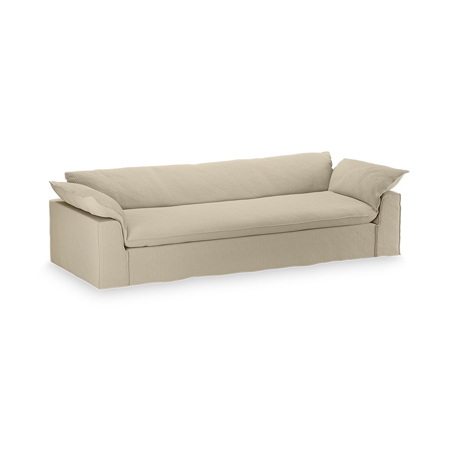 Nomad couch: 305cm, corduroy rib, hay - Image 2