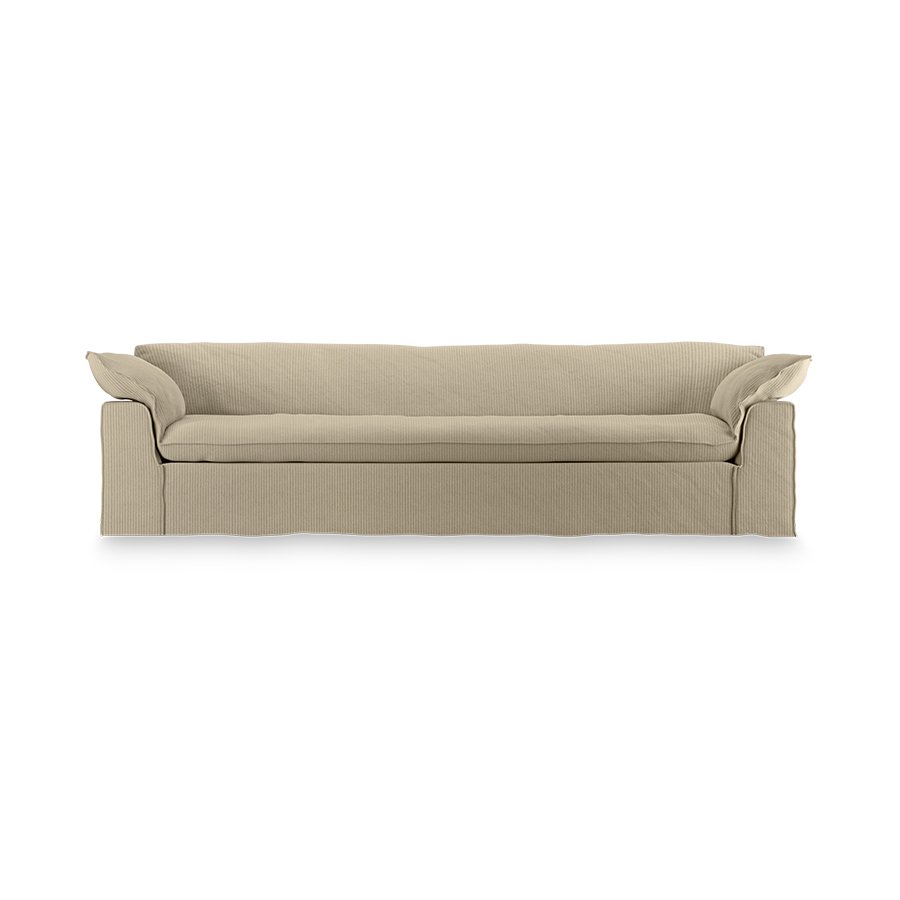 Nomad couch: 305cm, corduroy rib, hay