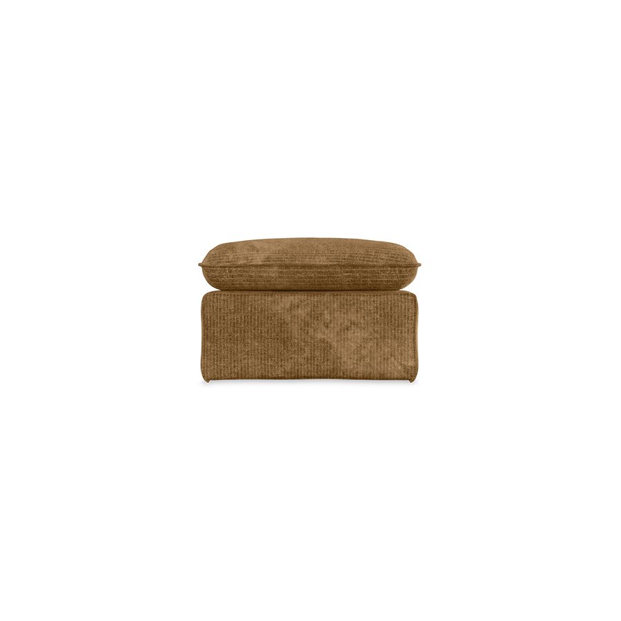 Nomad couch: hocker, corduroy velvet, aged gold