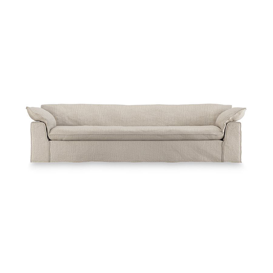 Nomad couch: 305cm, pure, ivory