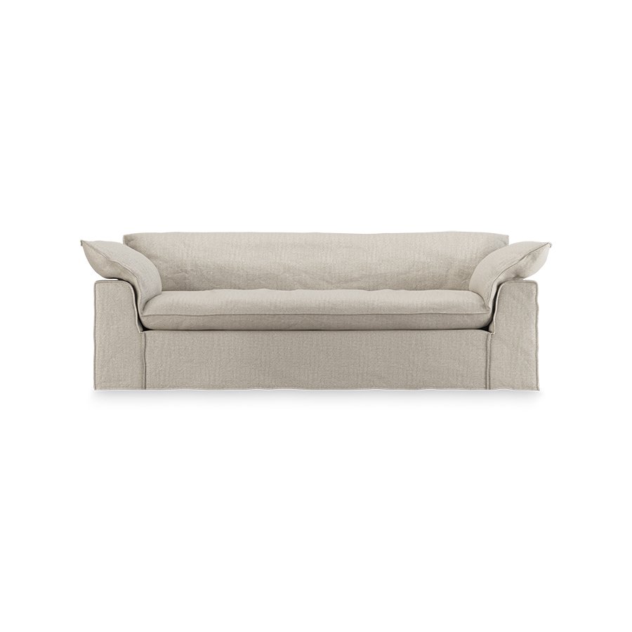 Nomad couch: 244cm, pure, ivory