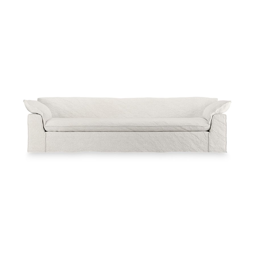 Nomad couch: 305cm, boucle, cream