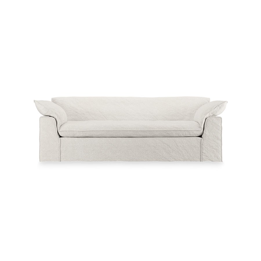 Nomad couch: 244cm, boucle, cream