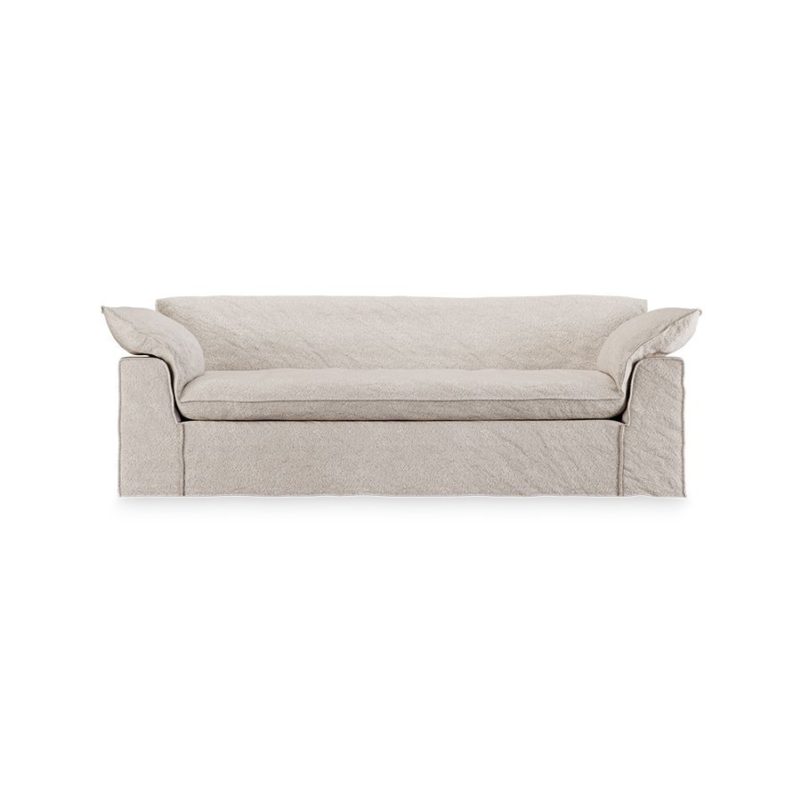 Nomad couch: 244cm, boucle, taupe