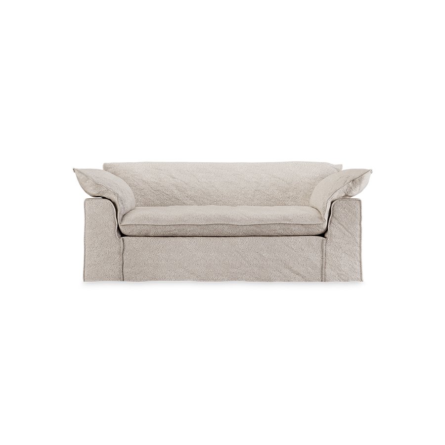 Nomad couch: 204cm, boucle, taupe