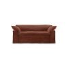 Nomad couch: 204cm, royal velvet, magnolia