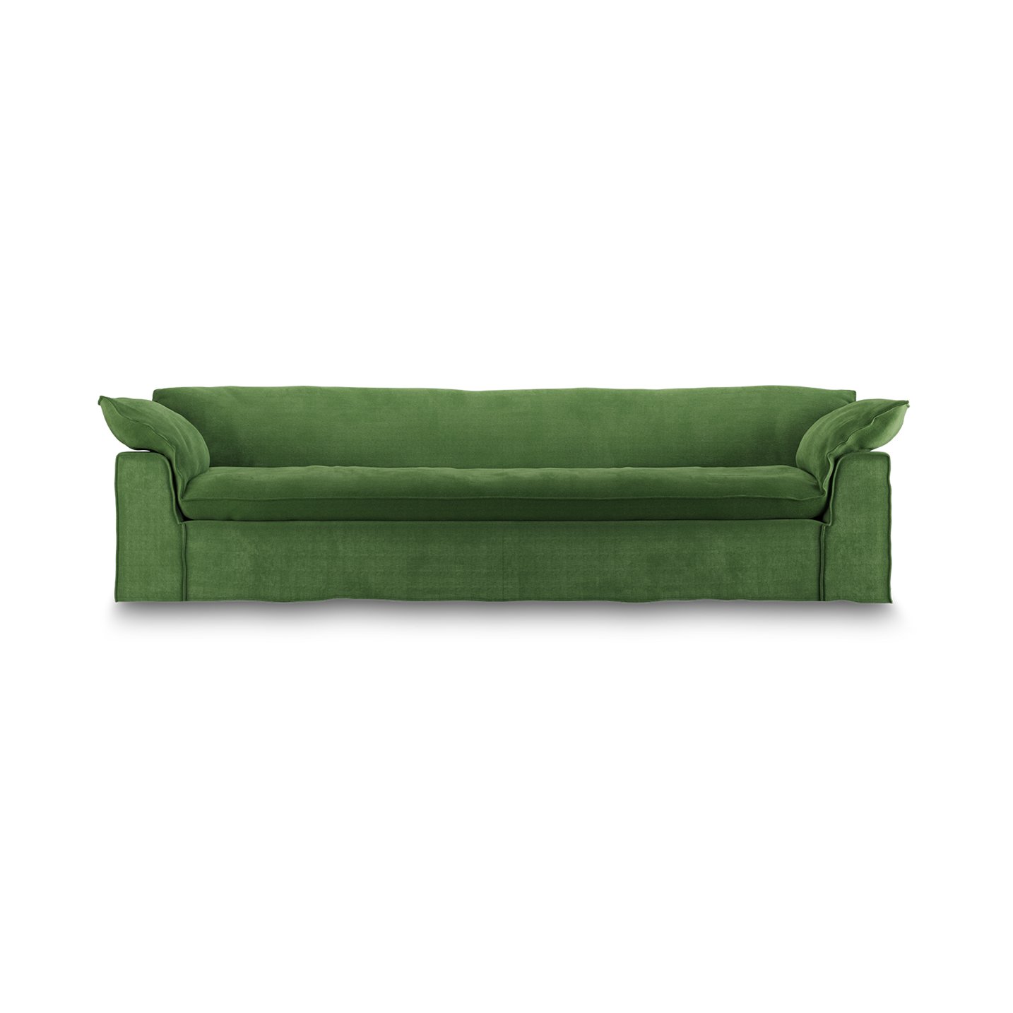 Nomad couch: 305cm, royal velvet, green