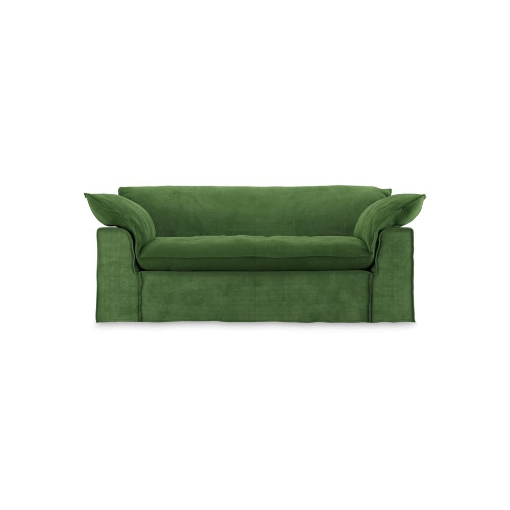 Nomad couch: 204cm, royal velvet, green