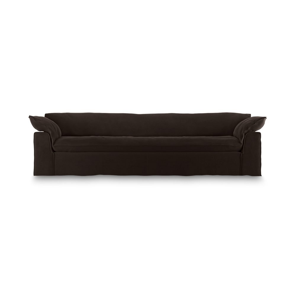 Nomad couch: 305cm, royal velvet, espresso