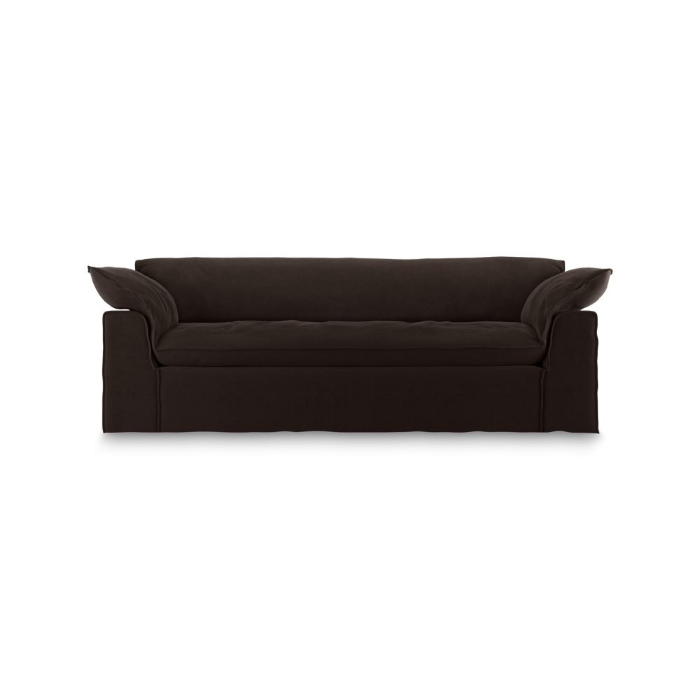 Nomad couch: 244cm, royal velvet, espresso