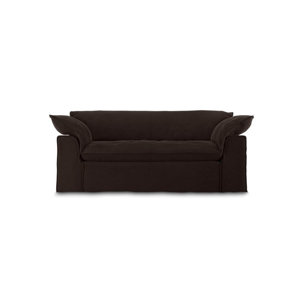 Nomad couch: 204cm, royal velvet, espresso