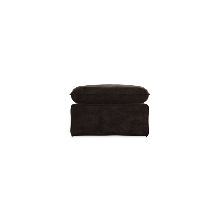 Nomad couch: hocker, royal velvet, espresso