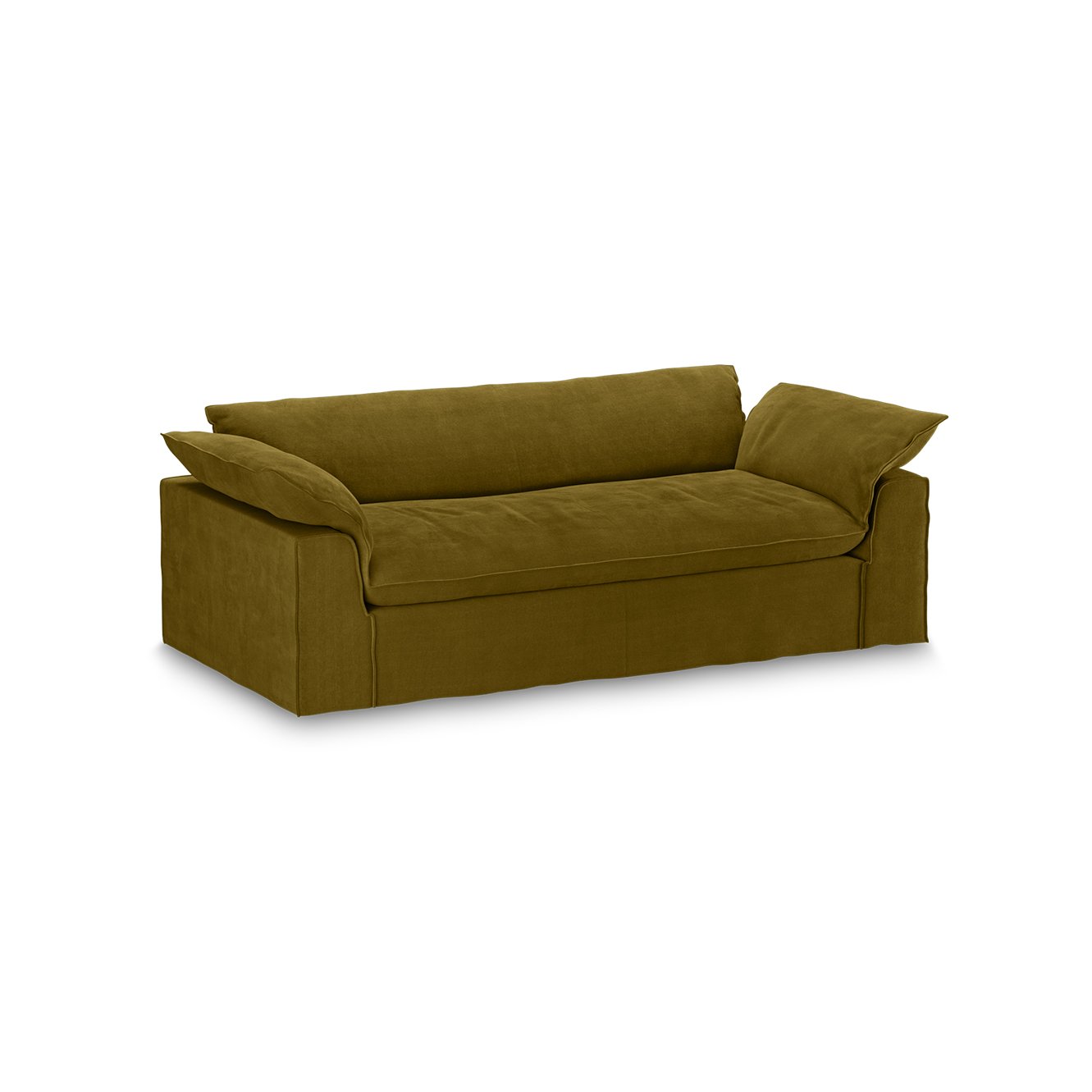 Nomad couch: 244cm, royal velvet, olive - Image 2