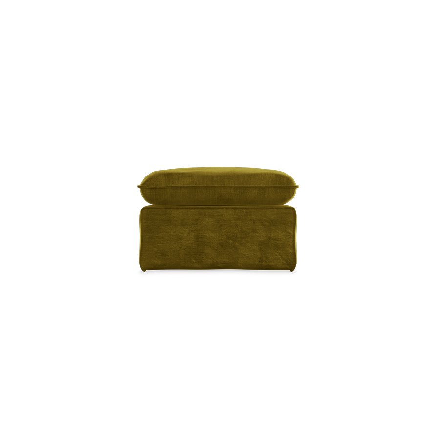Nomad couch: hocker, royal velvet, olive
