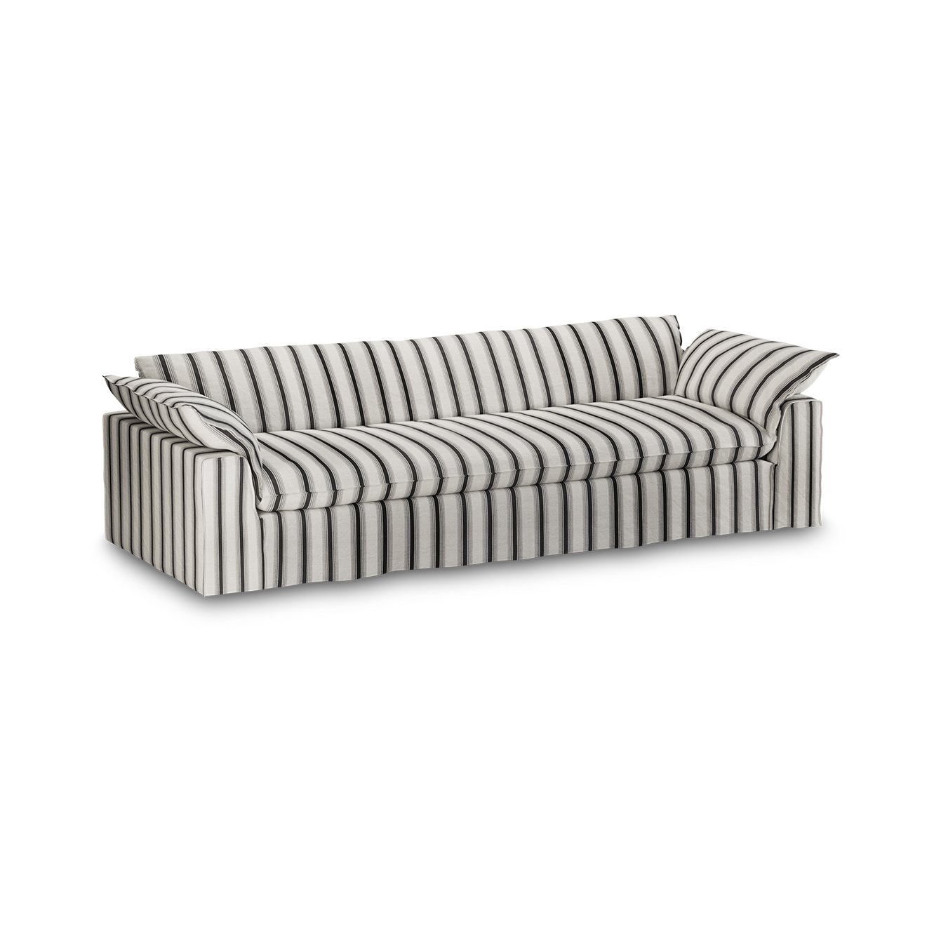 Nomad couch: 305cm, rocco, chalkstripe - Image 2