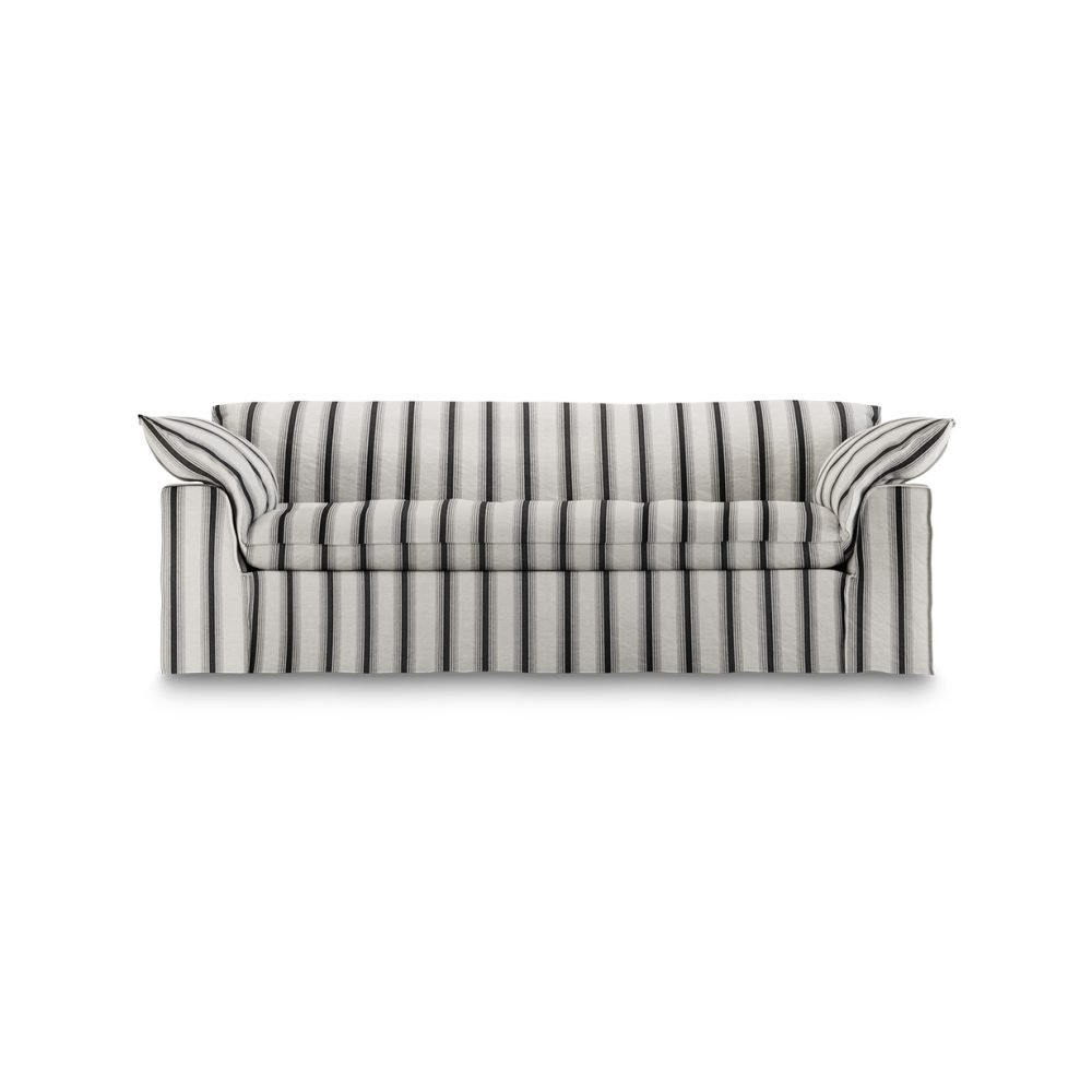 Nomad couch: 244cm, rocco, chalkstripe