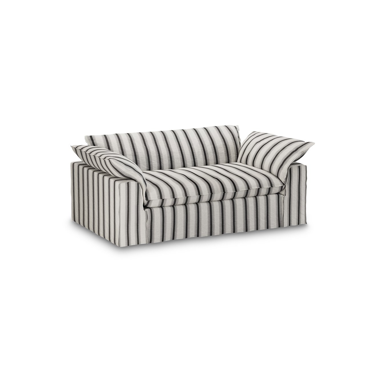 Nomad couch: 204cm, rocco, chalkstripe - Image 2