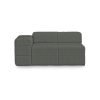 Brut sofa: element left, wander, army green
