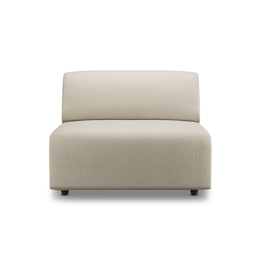 Jax couch: element middle, pure, ivory