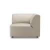 Jax couch: element right end, pure, ivory