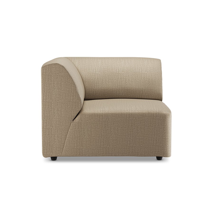 Jax couch: element left end, pure, earth