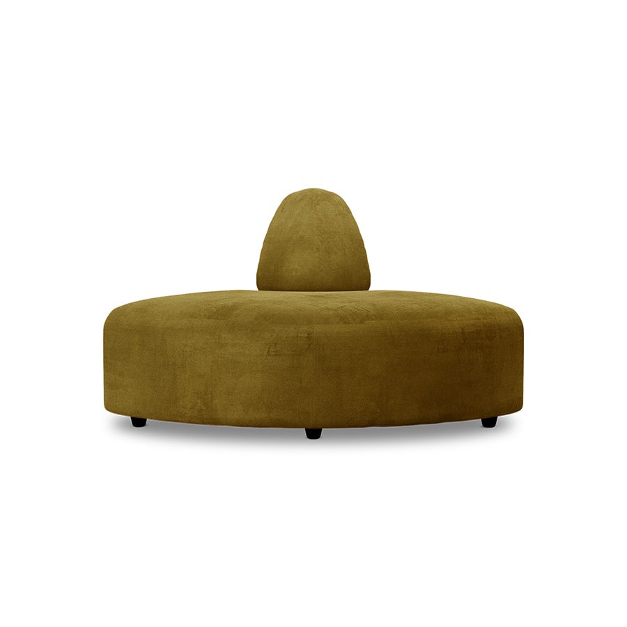 Jax couch: element angle, royal velvet, olive