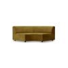 Jax couch: element round, royal velvet, olive