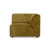 Jax couch: element right end, royal velvet, olive